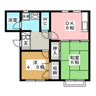 アーバン・ドエル鈴木【2階】の間取り