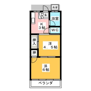 NKハイム【2階】の間取り