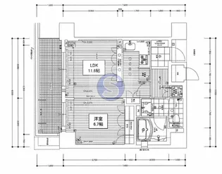 リーガル京町堀【7階】の間取り