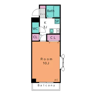 ホワイトクラウドII【2階】の間取り