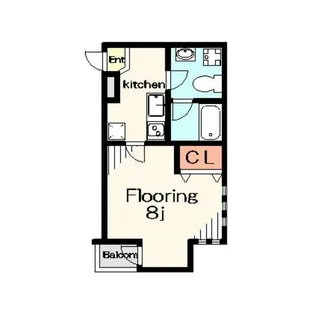 東京都荒川区東尾久4【アパート】の間取り