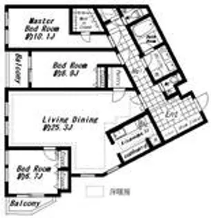 Beverly Homes 広尾 ビバリーホームズ広尾【4階】の間取り