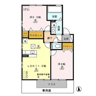 埼玉県羽生市南羽生4【アパート】の間取り