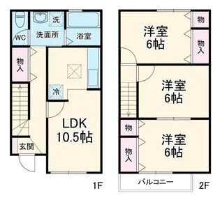 埼玉県さいたま市見沼区春岡2【一戸建】の間取り