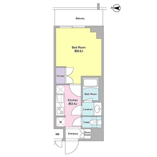 サイクラメント鷺宮【2階】の間取り