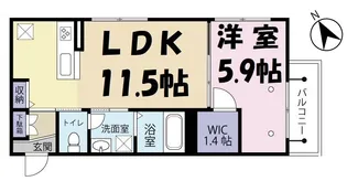 フォースリンロード【3階】の間取り