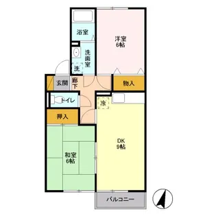 ヴァレンサ氷川 A/B【1階】の間取り