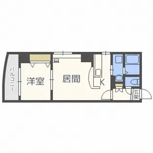 アリスマナーBLD【5階】の間取り