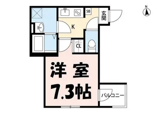 埼玉県さいたま市緑区東浦和5【アパート】の間取り