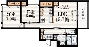 L’s Plus 豊玉南【2階】の間取り
