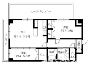 ラピスラズリ桜坂【6階】の間取り