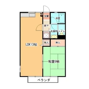 シティハイム栄【2階】の間取り