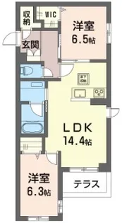 新築:WTB大塚【1階】の間取り
