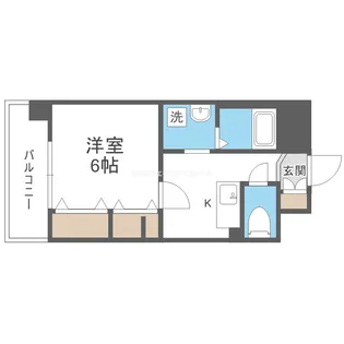 ピアチェーレ文の里【6階】の間取り