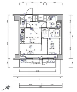 東京都江東区亀戸4【マンション】の間取り