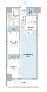 グランカーサ両国ヴェルデ【2階】の間取り