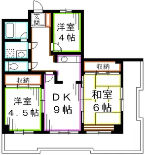 東京都練馬区関町南1【マンション】の間取り