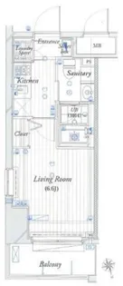 THEパームス東武練馬【7階】の間取り
