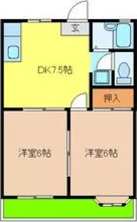 グリーンゲーブル【1階】の間取り