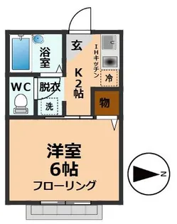 東京都世田谷区上北沢4【アパート】の間取り