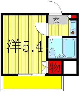 リリックハウス【1階】の間取り