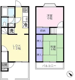 メゾネットベルの間取り