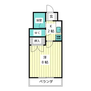 フレグランス22【4階】の間取り