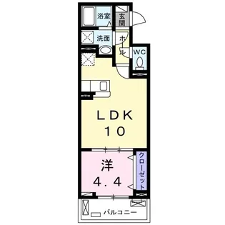 Verger(ヴェルジェ)【3階】の間取り