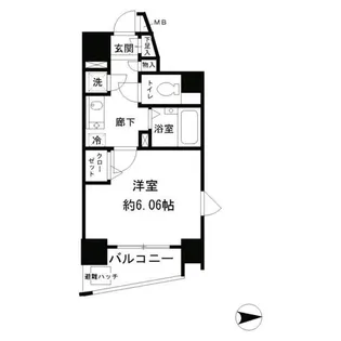 東京都中野区本町5【マンション】の間取り