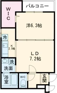 グランメゾンゆずり葉I番館【1階】の間取り