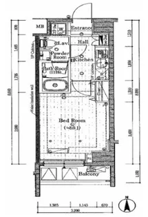 プレール・ドゥーク新宿下落合【6階】の間取り