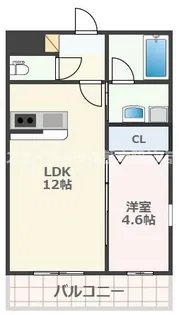 熊本県熊本市中央区出水4【マンション】の間取り
