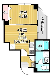 金太郎ヒルズ347【4階】の間取り
