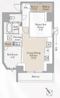 東京都新宿区西早稲田3【マンション】の間取り