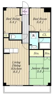 フォーレスト【4階】の間取り