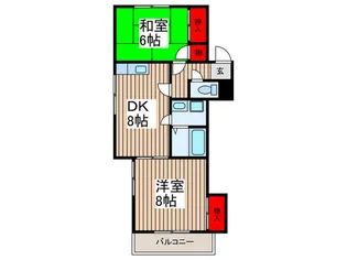レーベンハイム【2階】の間取り