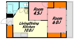 広島県広島市西区天満町【マンション】の間取り