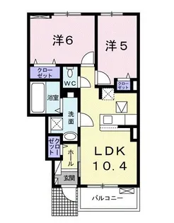 コンフィー【1階】の間取り
