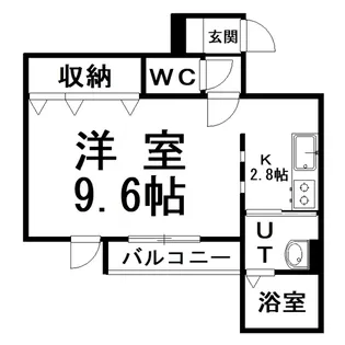 オルト モア【1階】の間取り