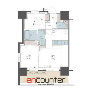 ラグゼナ用賀【6階】の間取り