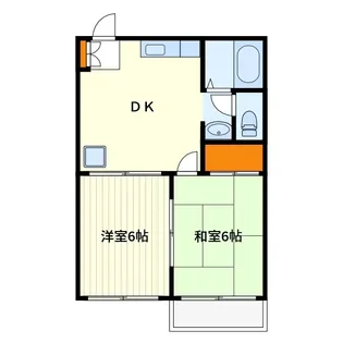 ノースヒルズ平和台【1階】の間取り