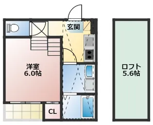 Cupre OSONE【2階】の間取り