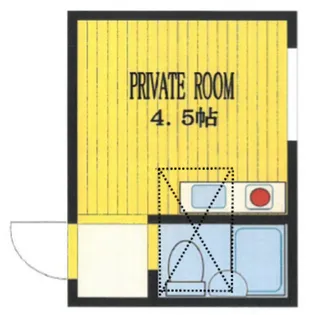 藤栄コーポ【1階】の間取り