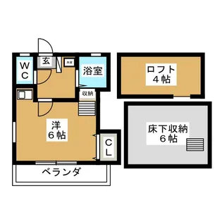 クエストヴィラII【1階】の間取り