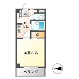 ハイネス21【1階】の間取り