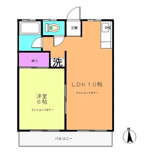 中村ビル【3階】の間取り