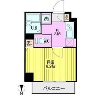 アプレシティ両国【7階】の間取り