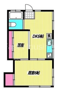 東京都杉並区清水3【アパート】の間取り