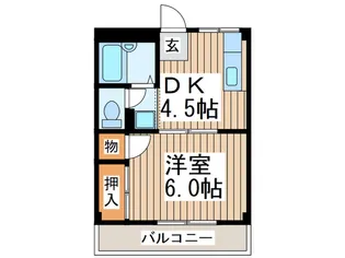 グランテイア中山【3階】の間取り