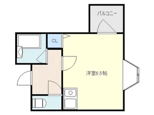 シャルマンフジ堺市弐番館【1階】の間取り